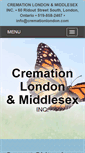 Mobile Screenshot of cremationlondon.com